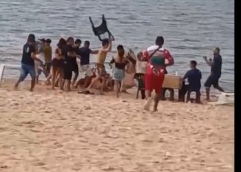 Vídeo mostra p0rrada na mesma praia onde homem foi achado m0rto no Amazonas