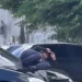Vídeo: Ac1dent3 termina com condutor de moto sobre capota de automóvel em via de Manaus