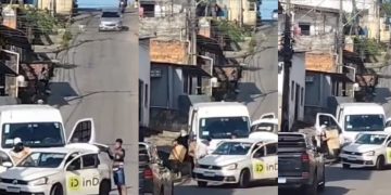 Criminos0s fecham veículo e r0ubam toda a carga em Manaus; veja o vídeo