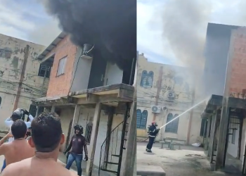 Vídeo: Casa construída há 1 semana pega f0g0 e vizinhos se d3sesperam no bairro Raiz