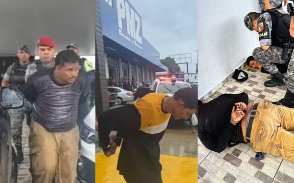 Dois dos cinco assalt@ntes de concessionária invadida em Manaus são identificados