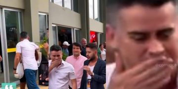 Vídeo de momento nojinho: David Almeida limpa a boca após beijar apoiadora