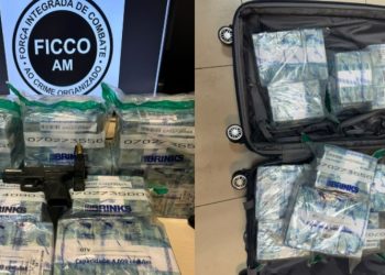 Polícia apreende R$ 2,5 milhões em dinheiro vivo nas mãos de três homens em Manaus