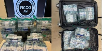 Polícia apreende R$ 2,5 milhões em dinheiro vivo nas mãos de três homens em Manaus