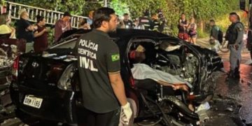 Motorista que invadiu contramão na Oitis e deixou dois m0rtos também m0rre em Manaus