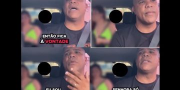 Vídeo: motora da Uber e passageira discutem no carro: ‘ou fecha a perna, ou desce’
