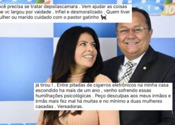 Ex de Silas Câmara expõe que ele supostamente também curte homens: ‘Cuidado com o pastor gatinho’