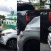 Vídeo: testemunhas filmam vários carros engavetados na Darcy Vargas