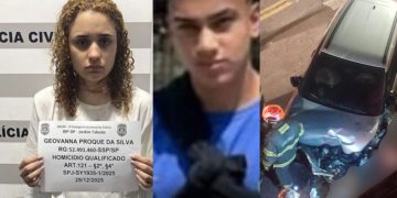 Ciumenta passa por cima da moto do namorado com a amiga na garupa e os dois m0rrem