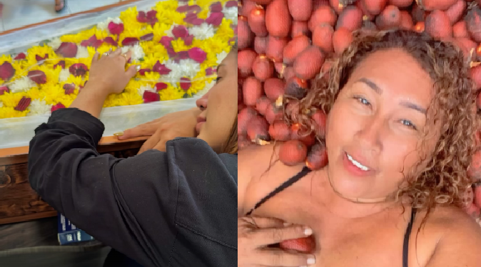 Isabelly Aurora se despede da mãe; velório acontece em funerária na avenida Camapuã