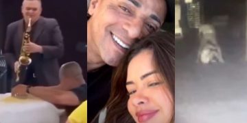 Vídeo: marido que mat0u esposa jogando ela do 10º andar chorou sobre o caixão dela