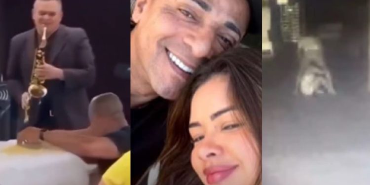 Vídeo: marido que mat0u esposa jogando ela do 10º andar chorou sobre o caixão dela 