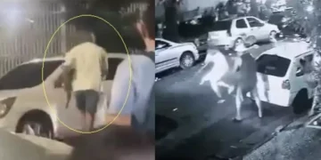 Vídeo: Policial reage e m@ta flanelinha que usava arm@ falsa perto de shopping