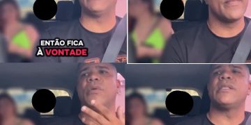 Vídeo: motora da Uber e passageira discutem no carro: ‘ou fecha a perna, ou desce’