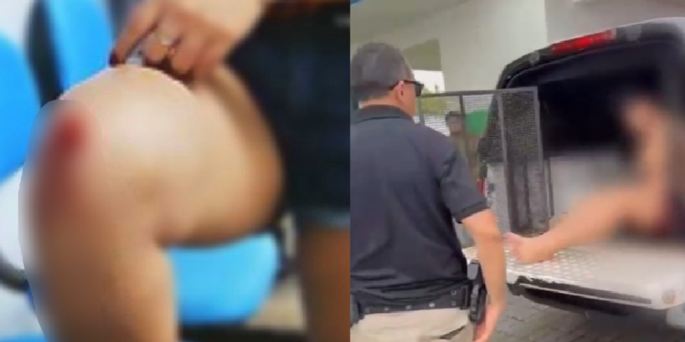 Vídeo: Homem é pr3s0 por agr3dir ex-companheira e empurrá-la para fora de casa em Manacapuru