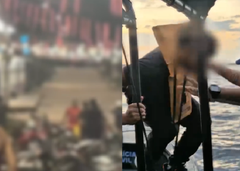 Vídeo: Em Novo Aripuanã, tio vai pr3s0 ao defender o sobrinho em br1ga por confusã0 amorosa