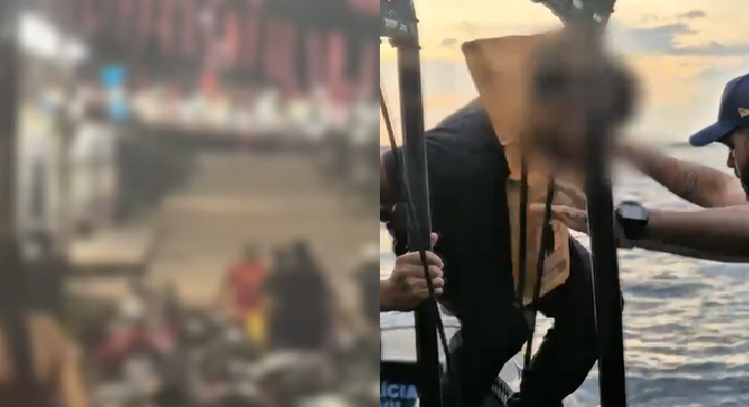 Vídeo: Em Novo Aripuanã, tio vai pr3s0 ao defender o sobrinho em br1ga por confusã0 amorosa