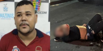 Assaltant3 que levou pêi@ do povo após assalt@r família já deu t1r0 em PM em Manaus