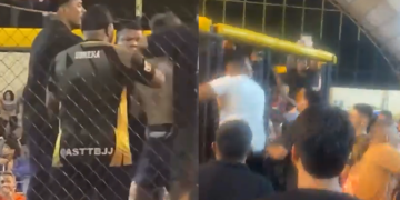 Decisão da arbitragem em luta de MMA termina com p0rrad@ generalizada em Itacoatiara; veja