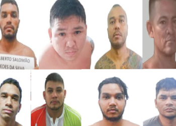 Ministério da Justiça identifica os oito cr1min0sos mais p3rigos0s e procurados do Amazonas; veja