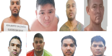Ministério da Justiça identifica os oito cr1min0sos mais p3rigos0s e procurados do Amazonas; veja