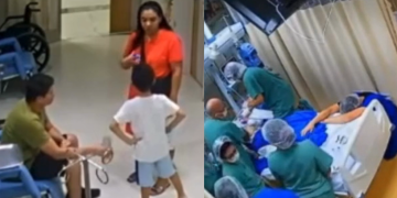 Vídeo mostra Benício Xavier chegando bem no Santa Júlia e passando mal após dose de adrenalina; veja