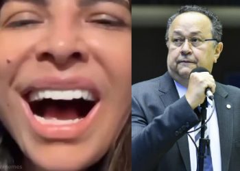Vídeo: esposa de Silas Câmara grava vídeo em casa e debocha: ‘está dormindo com quem?’