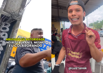 Influenciador do ‘Tempero da Gatuxa’ denuncia abuso de autoridade em seu restaurante: ‘Tentando me intimidar’