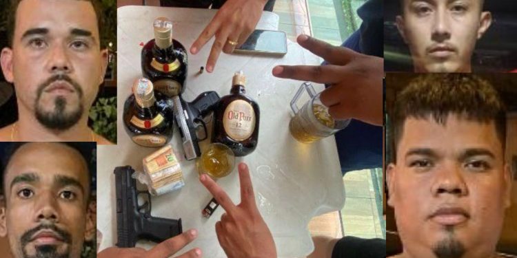 Blindados são surpreendidos pela Rocam durante festa em Manaus