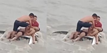 Vídeo urgente: carro cai no igarapé em Manaus e motorista é resgatado desacordado