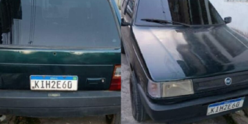 Fiat Uno é furtad0 no Adrianópolis e proprietário oferece recompensa por informações