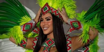 Isabelle anuncia que não seguirá como musa da Grande Rio por lesão no tornozelo