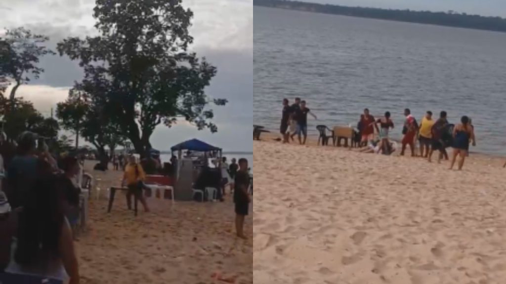 'Cabeludinho correndo atrás do diab0': homem registra brig4 generalizada em Maués