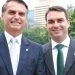 Senador Flávio Bolsonaro recebe aval de Jair Bolsonaro para pré-candidatura em 2026