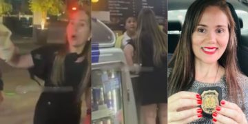 Em Manaus, mulher que humilhou trabalhadora e ofend3u casal é identificada como policial civil