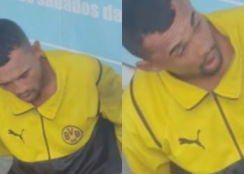 Após cair de moto roub4da, suspeito de ass4lt0s é agred1d0 por moradores no Cidade Nova