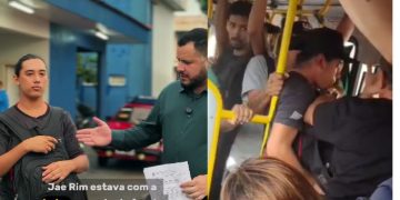 Vídeo: Após acusação na linha 010, jovem nega assédi0 e procura a polícia ao lado do advogado