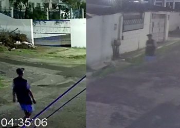 Vídeo: Após invasão a residência, suspeito é procurado por furt0 de caixa de som JBL e cofre em Manaus