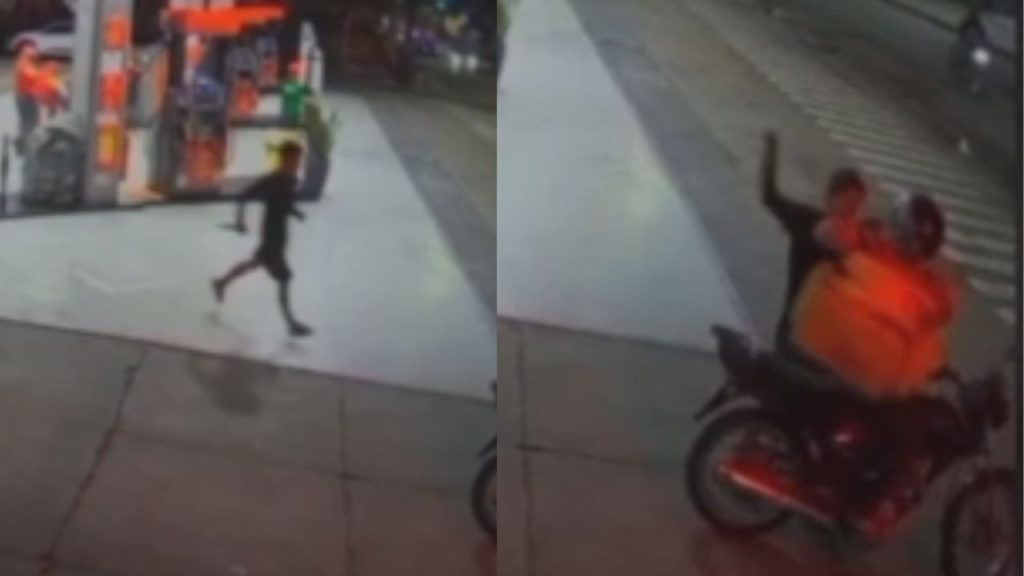 Vídeo: Homem esf4que1a frentista e, em seguida, at4ca motociclista em posto na ZL