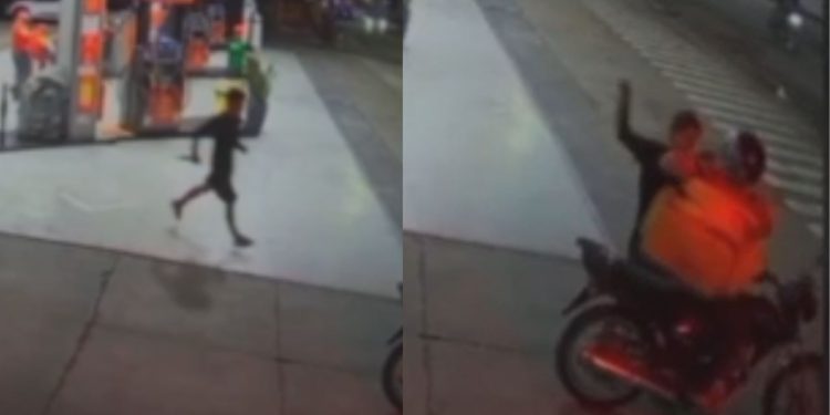 Vídeo: Homem esf4que1a frentista e, em seguida, at4ca motociclista em posto na ZL