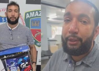 Vídeo: Pai se emociona ao relatar roubo de PS5 que seria presente de Natal para o filho em Manaus
