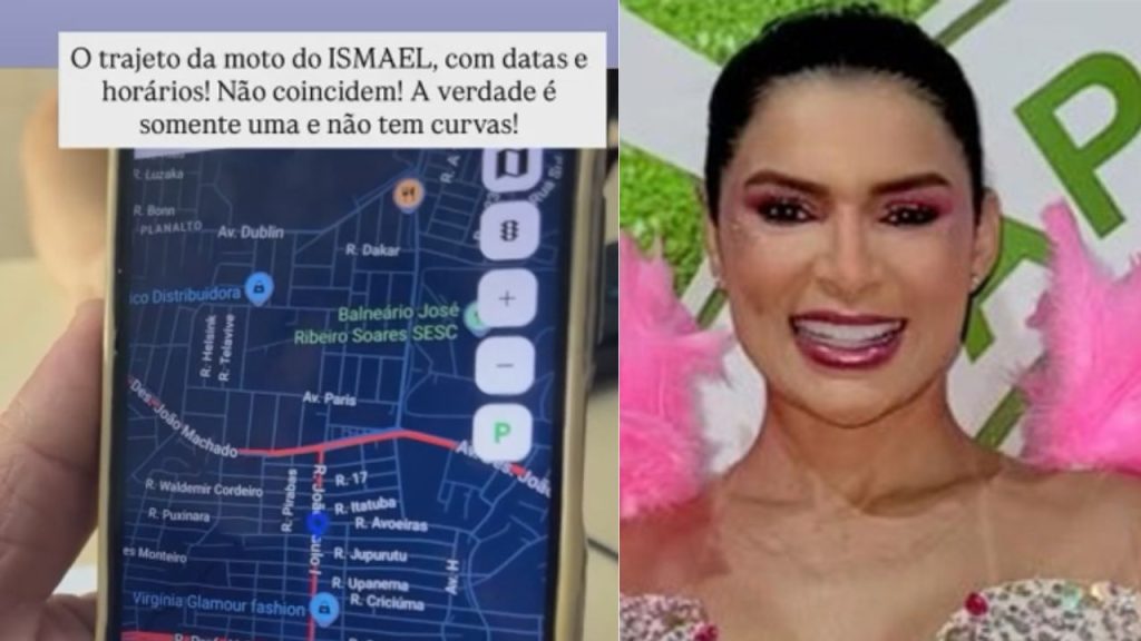 Trajeto de motociclista da 99 é divulgado pela defesa e coloca em dúvida relato da musa da Aparecida