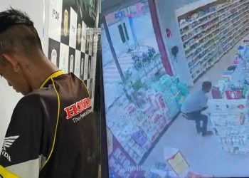 Vídeo: Polícia prende homem por furt4r produtos de limpeza na Drogasil em Manaus