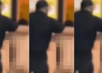 Vídeo: homem é filmado correndo pelad0 no Supermercado Vitória em Manaus 