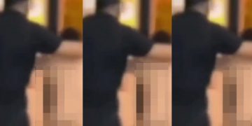 Vídeo: homem é filmado correndo pelad0 no Supermercado Vitória em Manaus 