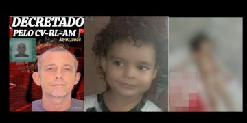 CV “decreta” pai que mat0u filho de 3 anos em Manaus: ‘quem souber o paradeiro elimine’ 