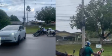 Passageira fica desfalecida ao ser arr3m3ssad@ em ac1dente com BYD na Ponta Negra