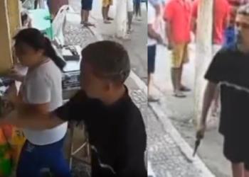 Vídeo: Arm@ falha e homem com tornozeleira eletrônica não consegue m@tar r1val em feira