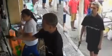 Vídeo: Arm@ falha e homem com tornozeleira eletrônica não consegue m@tar r1val em feira