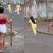 Vídeo: blindada espera a rival talarica na porta da cadeia e enche ela de p0rrada